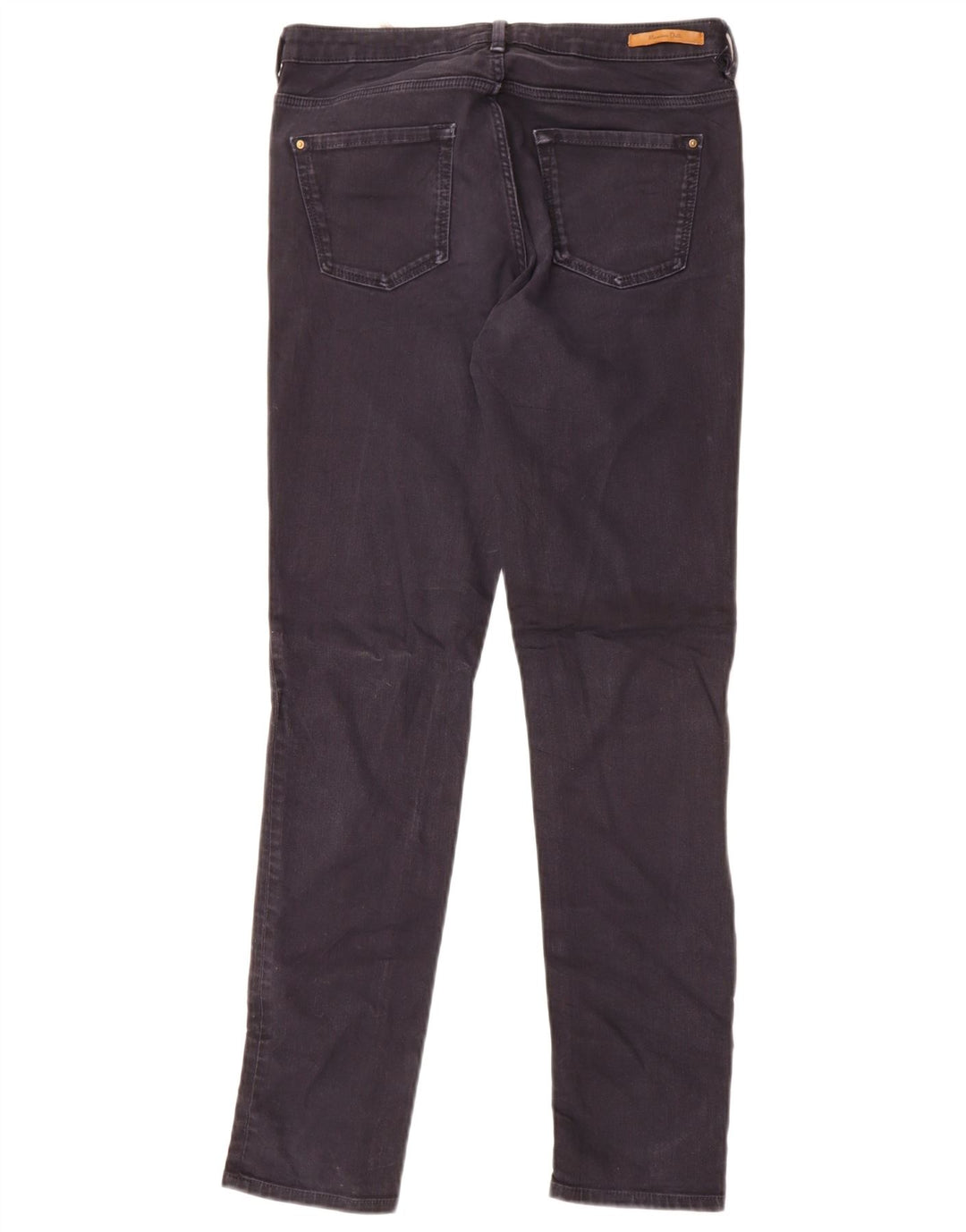 Jeans slim da donna Massimo Dutti EU 38 Small W28 L30 Cotone blu navy