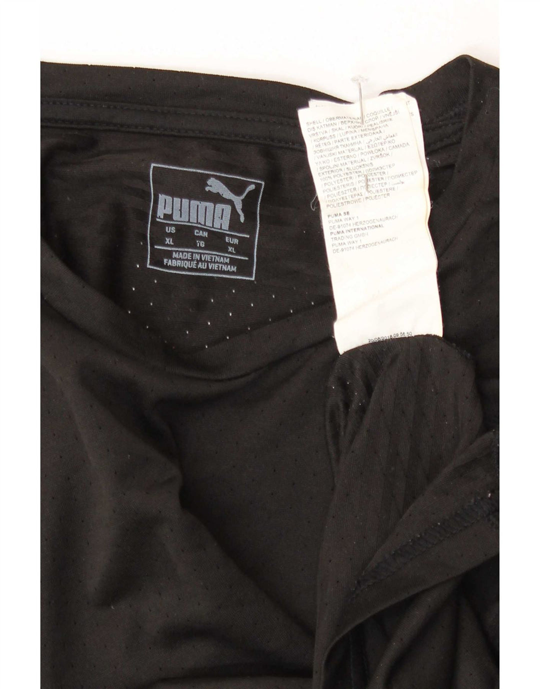 T-shirt da uomo Puma Top XL nera in poliestere