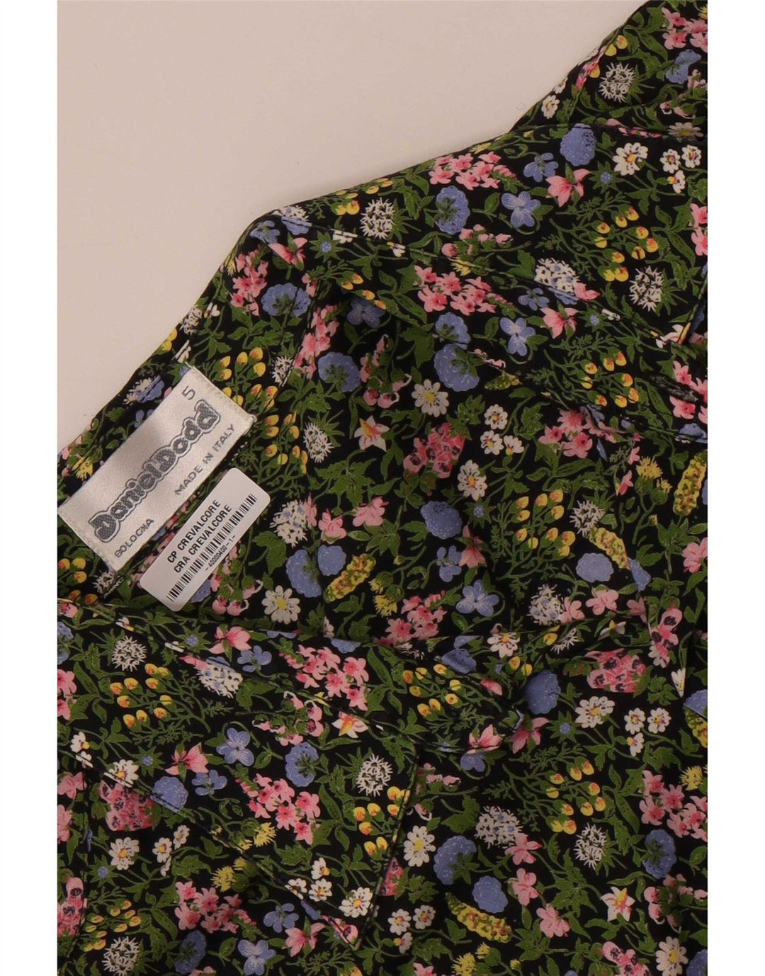 Camicia a maniche corte da uomo Daniel Dodd grande floreale verde