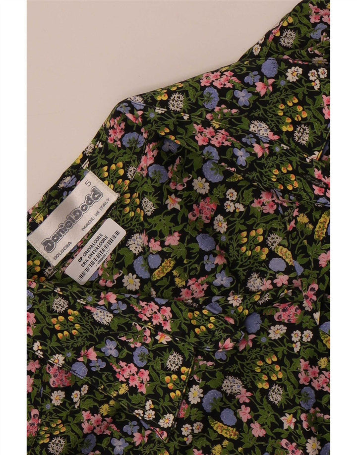 Camicia a maniche corte da uomo Daniel Dodd grande floreale verde