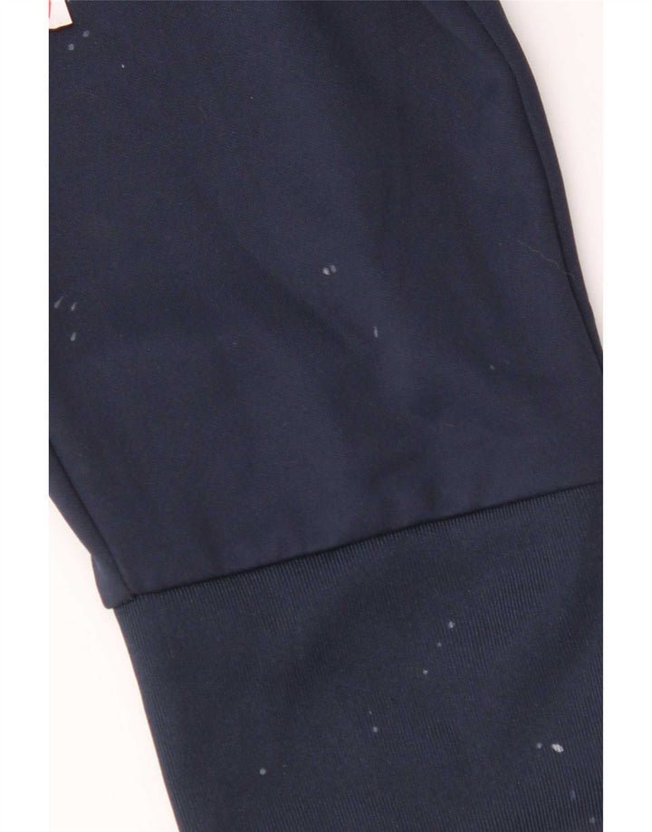 Pantaloni da tuta da uomo Lotto Joggers medio poliestere blu navy
