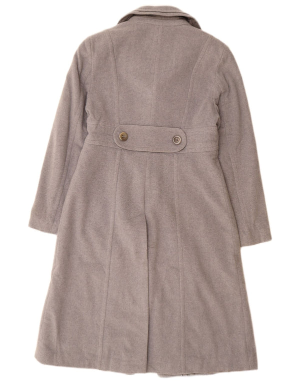 Cappotto da donna Marks & Spencer UK 12 Lana nuova grigio medio