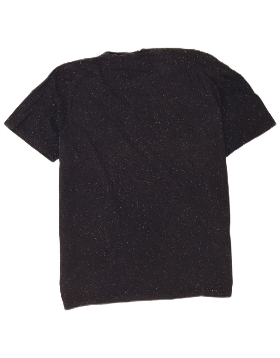 T-shirt da uomo Cos Top in cotone chiazzato blu navy medio