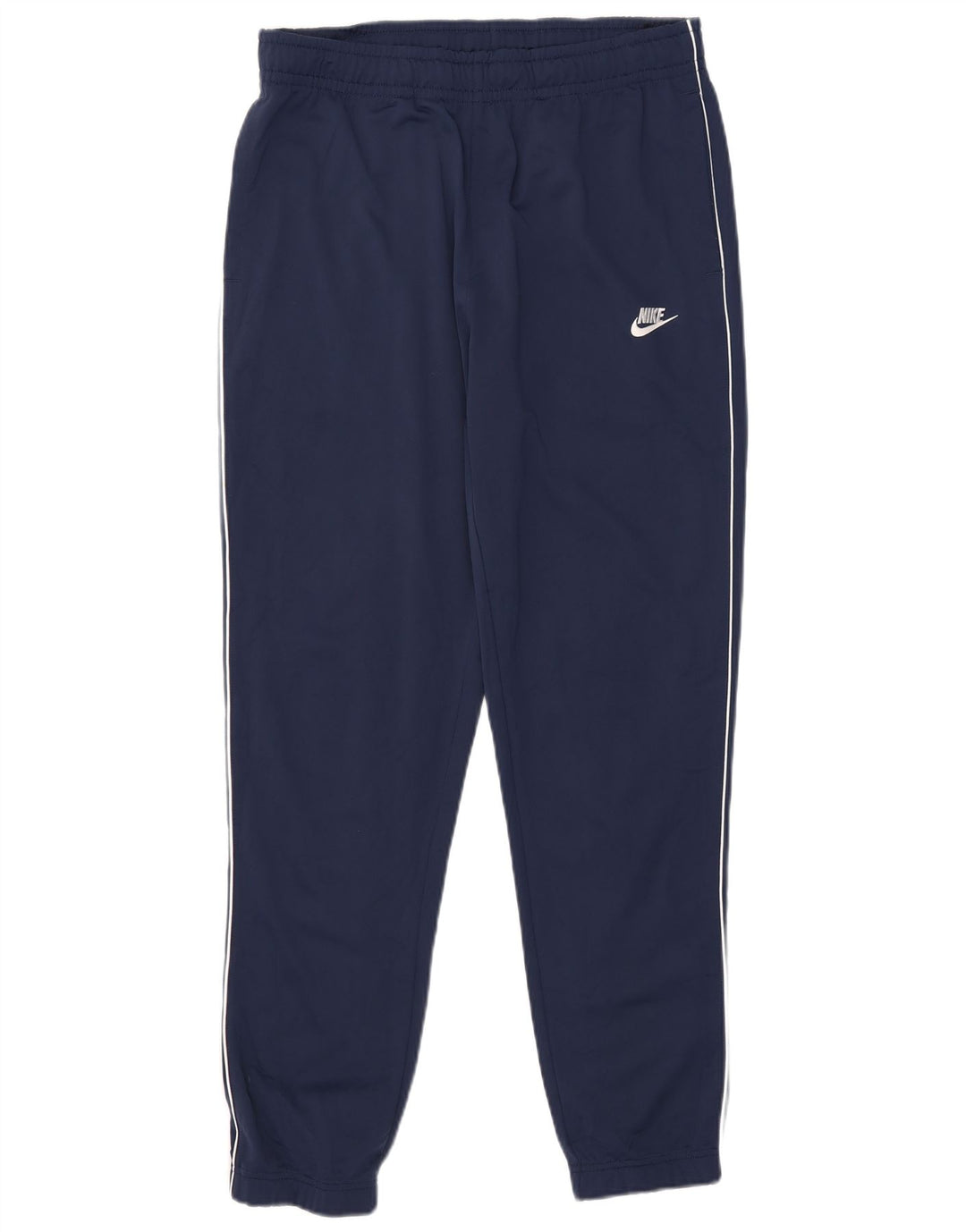 Pantaloni da tuta Nike da uomo, pantaloni da jogging, grandi, in poliestere blu navy