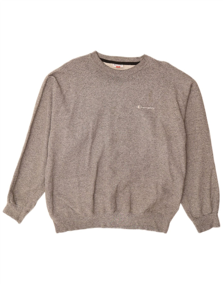 Felpa da uomo CHAMPION Maglione XL Cotone grigio