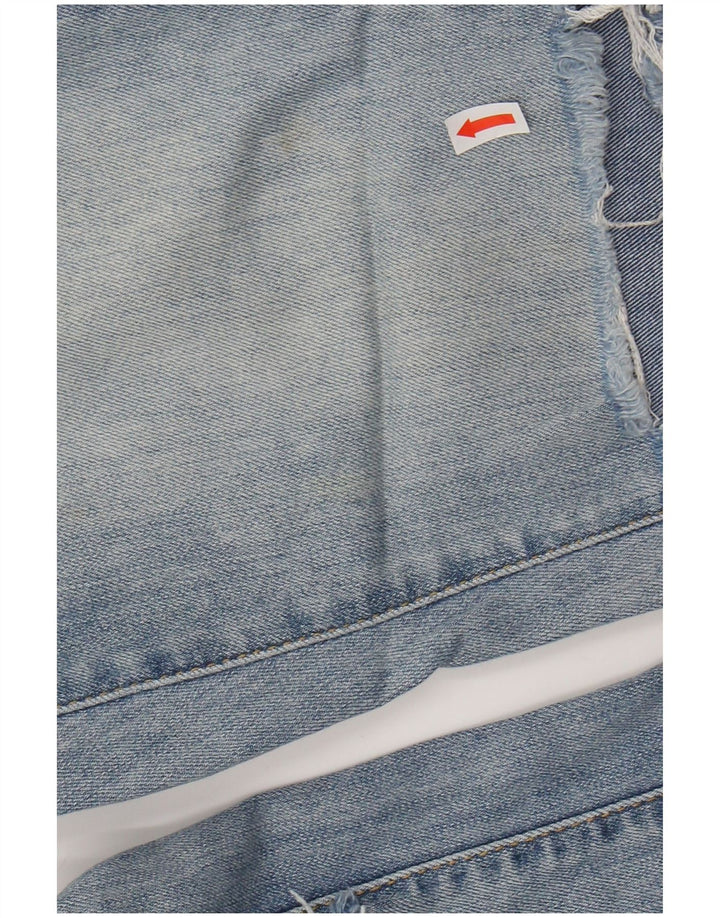 Jeans Jeggings MOSSIMO da donna a vita alta effetto invecchiato US 6 medio W28 L28 blu