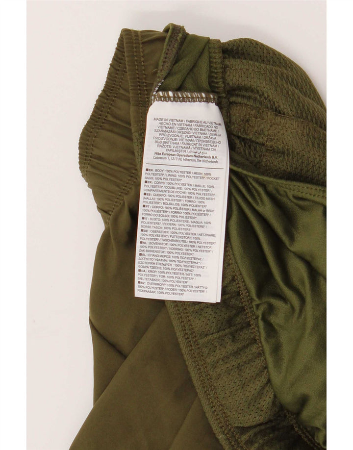 Pantaloncini sportivi da uomo Nike Sport in poliestere verde medio
