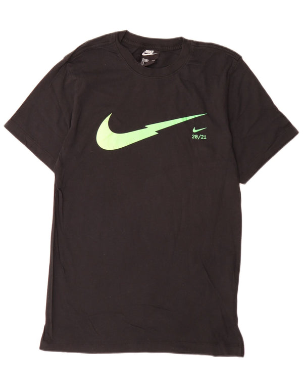 T-shirt grafica Nike da uomo con vestibilità standard, piccola, in cotone nero