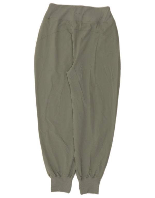 Pantaloni da tuta da jogging Nike Dri Fit Crop da donna UK 10 piccoli in nylon grigio