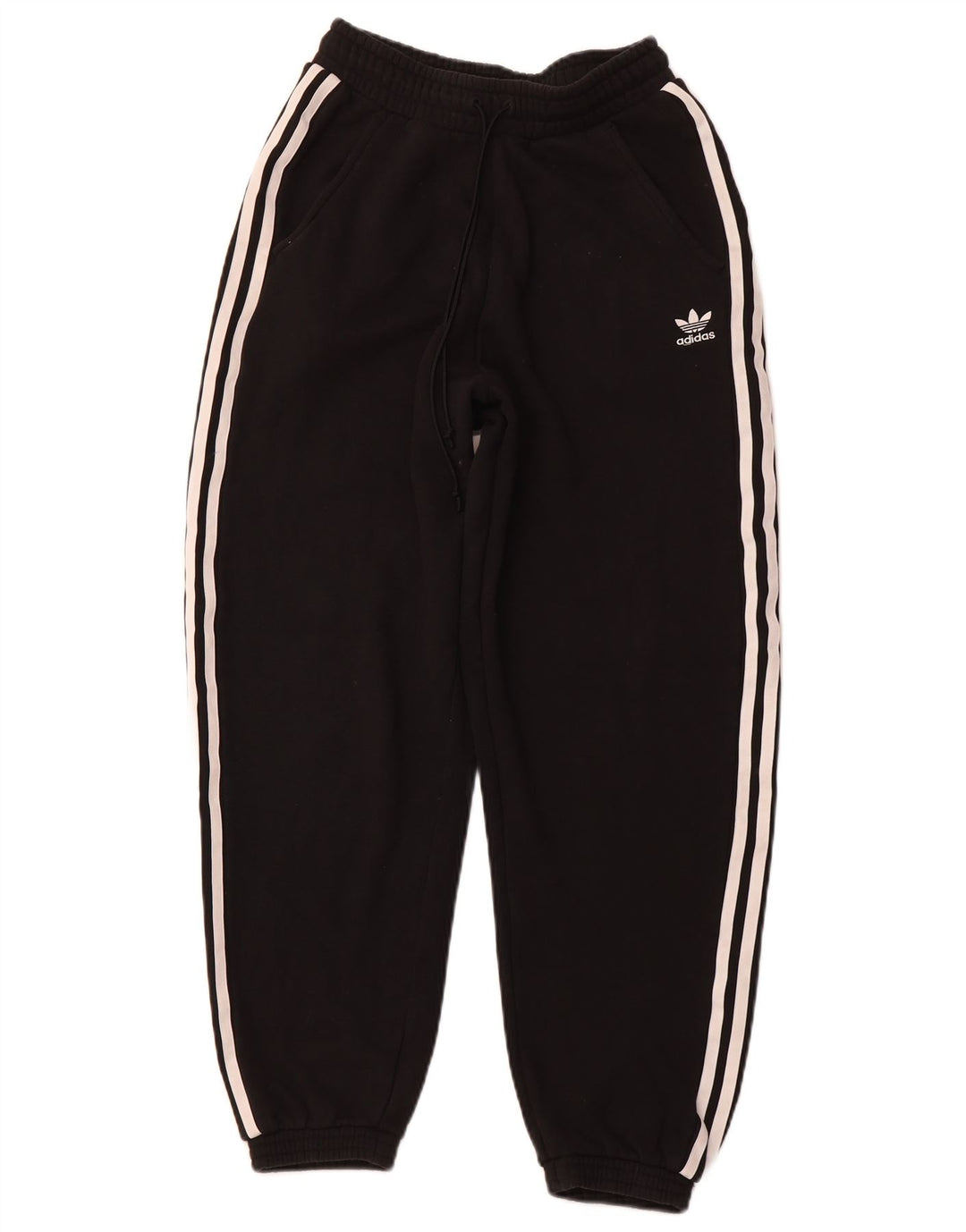 Pantaloni da tuta da donna ADIDAS Joggers UK 8 piccoli cotone nero