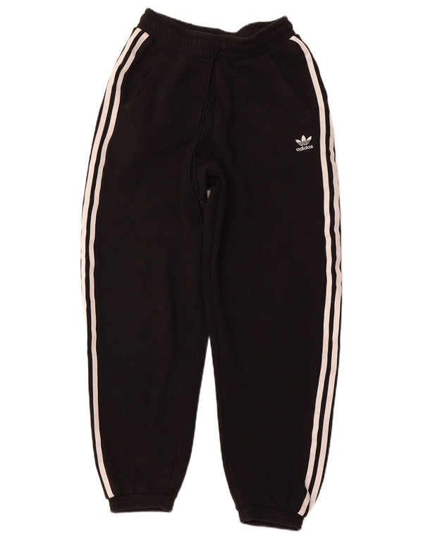 Pantaloni da tuta da donna ADIDAS Joggers UK 8 piccoli cotone nero