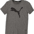PUMA Boys Graphic T-Shirt Top 9-10 Years Grey Cotton Vintage Puma and Second-Hand Puma from Messina Hembry 