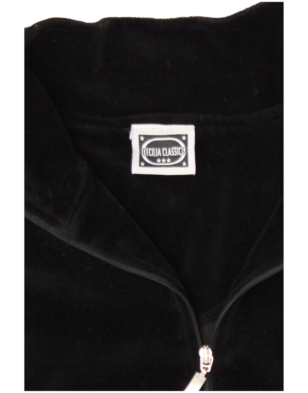 Giacca da ginnastica vintage da donna EU 36/38 piccola in cotone a righe nere
