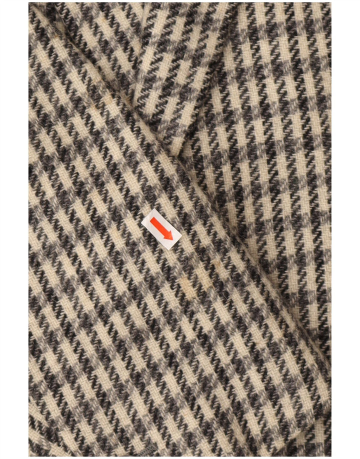 DEI FILZI Giacca Blazer 3 Bottoni Uomo IT 48 Pied De Poule Grigio Medio