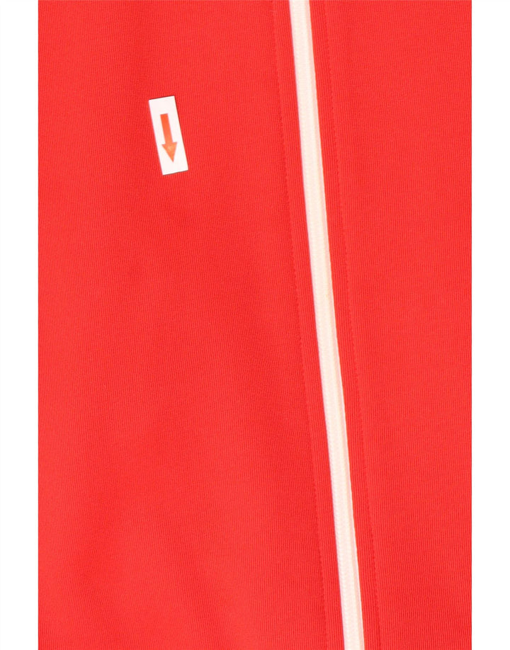 Giacca da ginnastica retrò da donna Puma UK 14 Medium Red Colourblock