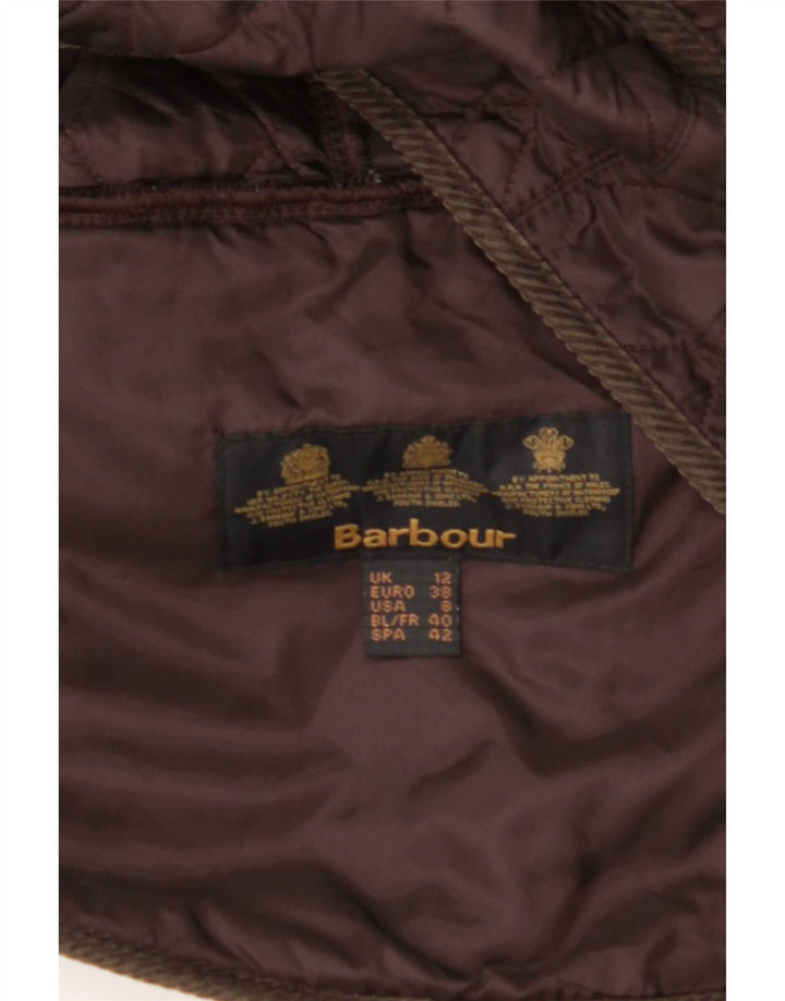 Giacca trapuntata da donna Barbour UK 12 Poliammide marrone medio
