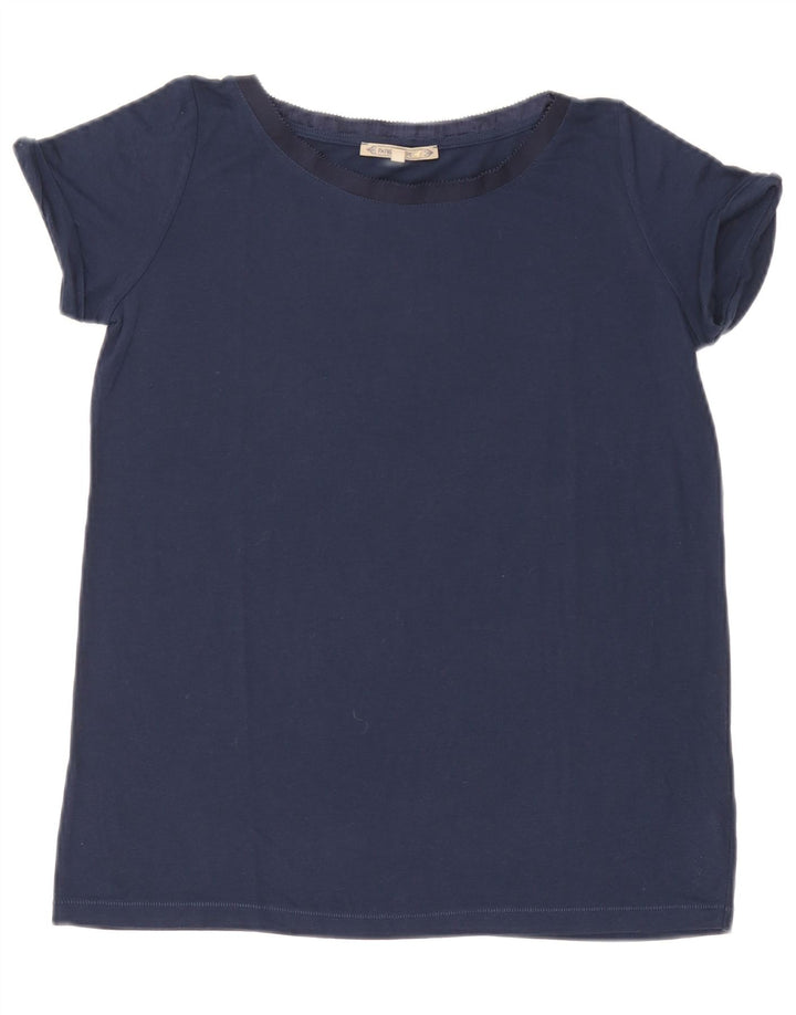 PATRIZIA PEPE T-shirt oversize da donna Top US 0 XS blu navy in viscosa
