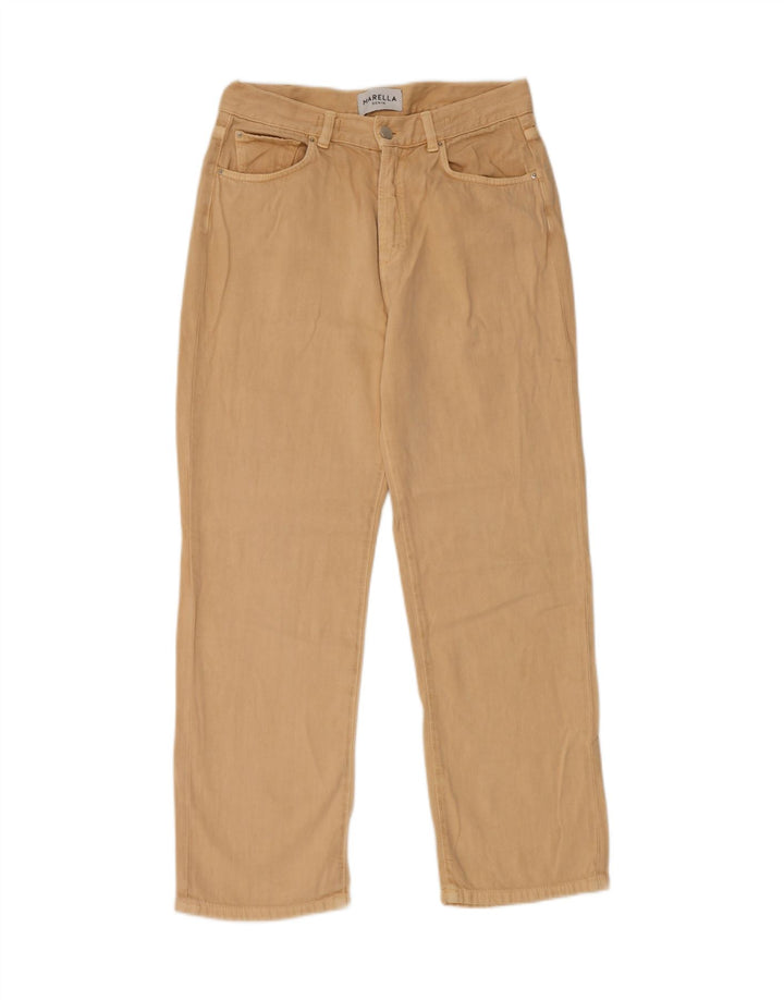 Jeans affusolati Mom da donna Marella W28 L26 Beige