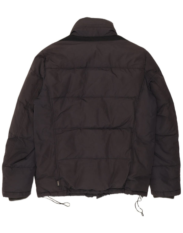 Geox Giacca imbottita con cappuccio Respira da uomo UK 36 Small Blu Navy