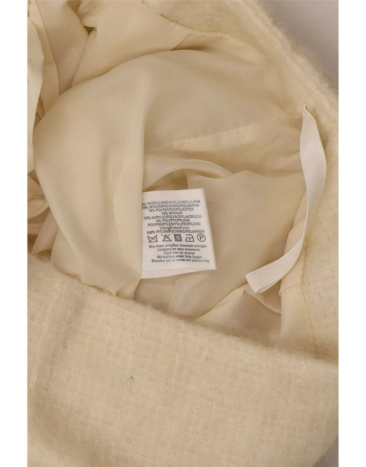 Topshop Minigonna in maglia da donna UK 12 Media W28 Beige Lana