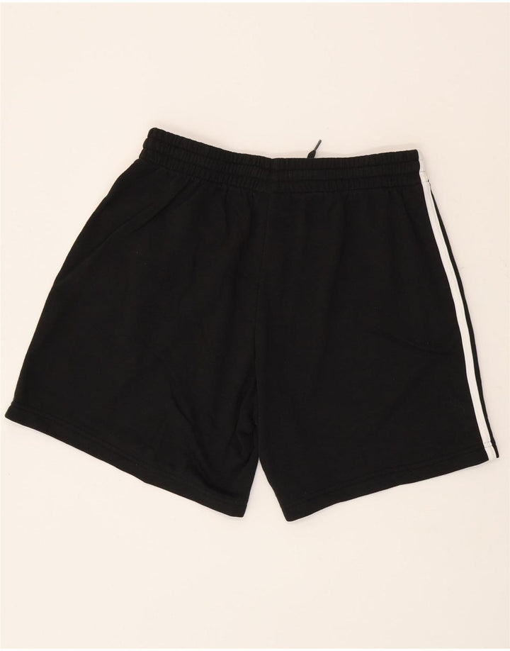 Pantaloncini sportivi da uomo Adidas grandi in cotone nero