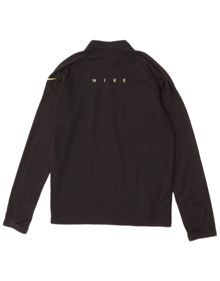 Top della tuta pullover con grafica Nike da ragazzo Dri Fit 12-13 anni grande nera