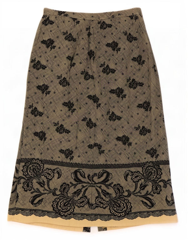 Gonna longuette da donna Stefanel media W28 viscosa floreale beige