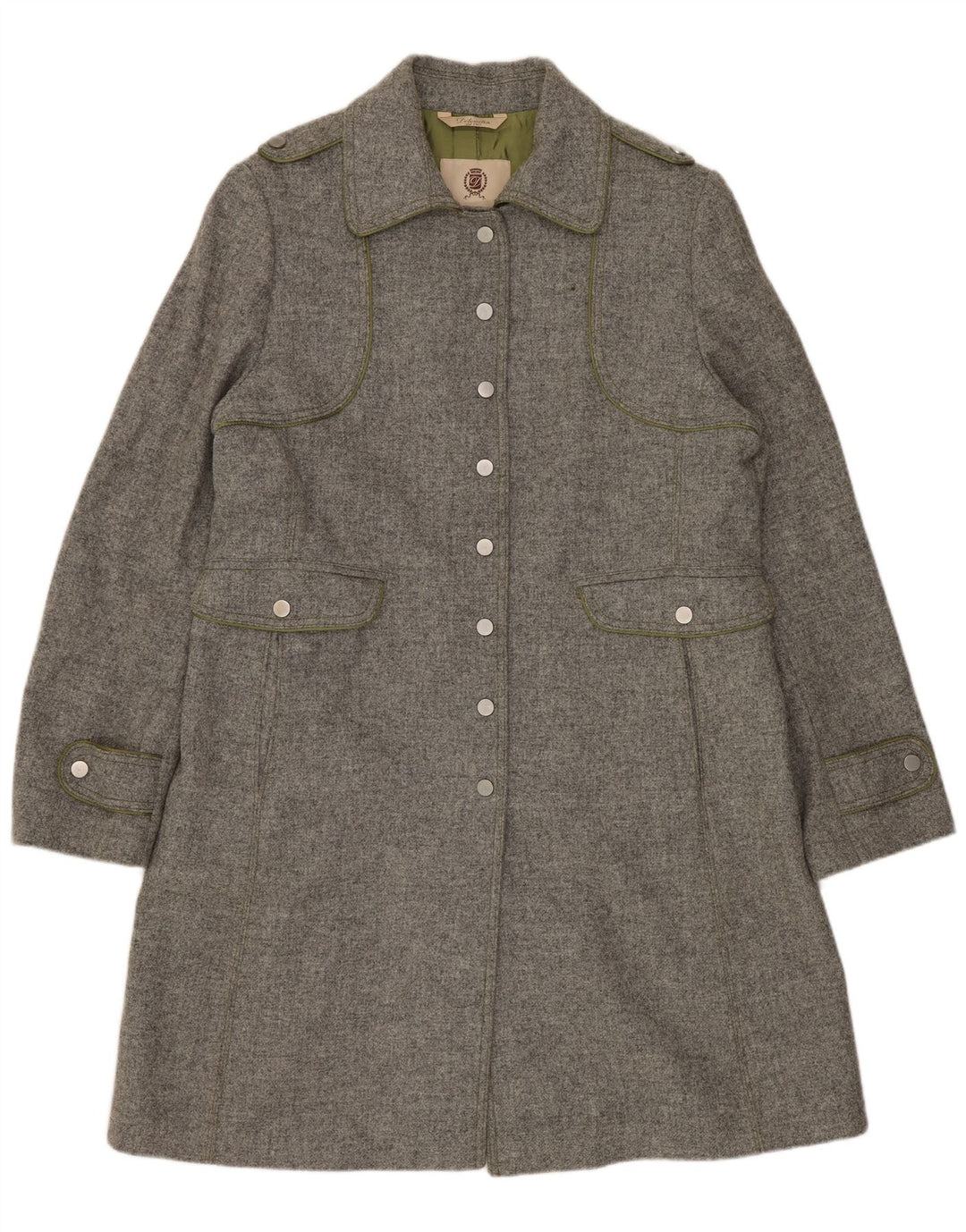 Soprabito Donna Dolomiten IT 48 XL Lana Macchiata Grigia