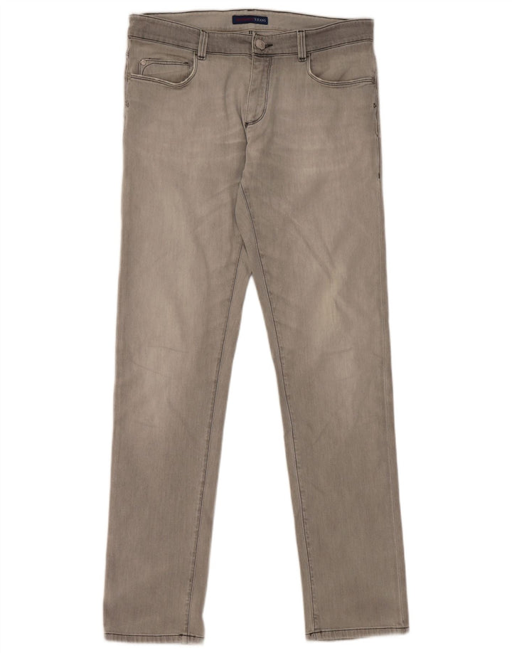 Jeans Slim Uomo Trussardi W31 L33 Cotone Grigio