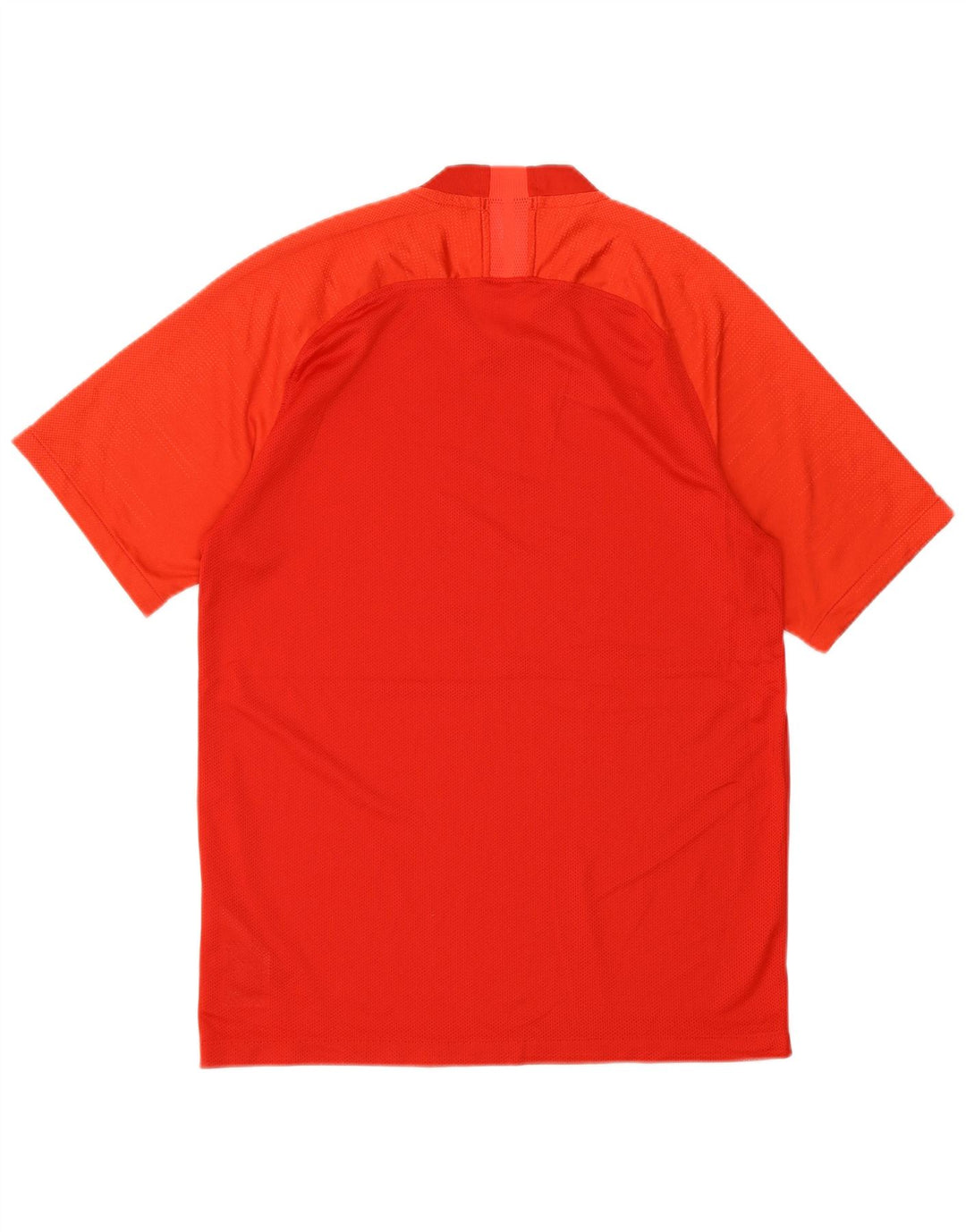 T-shirt Nike da uomo Dri Fit, top in poliestere color block rosso medio