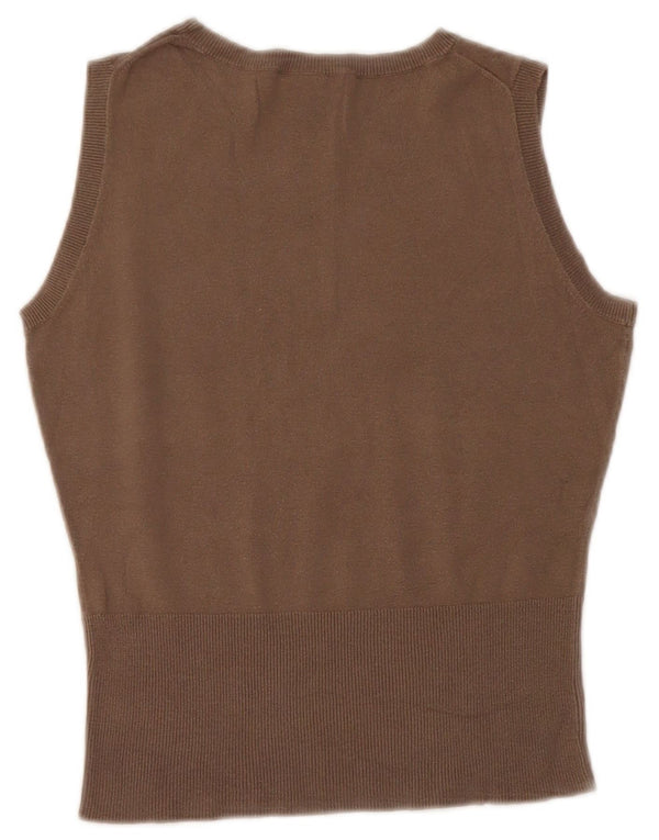 Gap Canottiera da donna Canotta UK 12 Cotone marrone medio