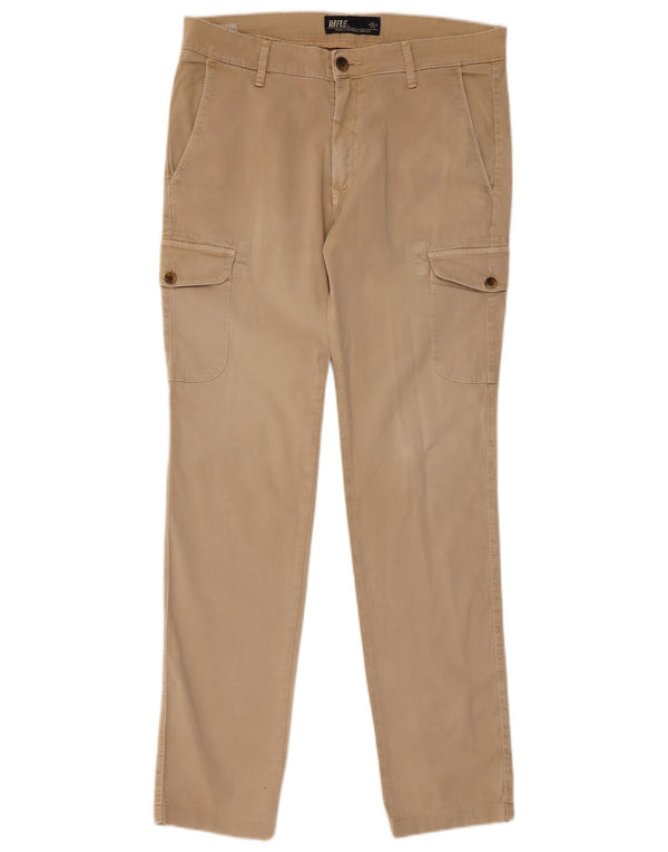 Pantaloni cargo slim da uomo RIFLE W31 L30 Beige