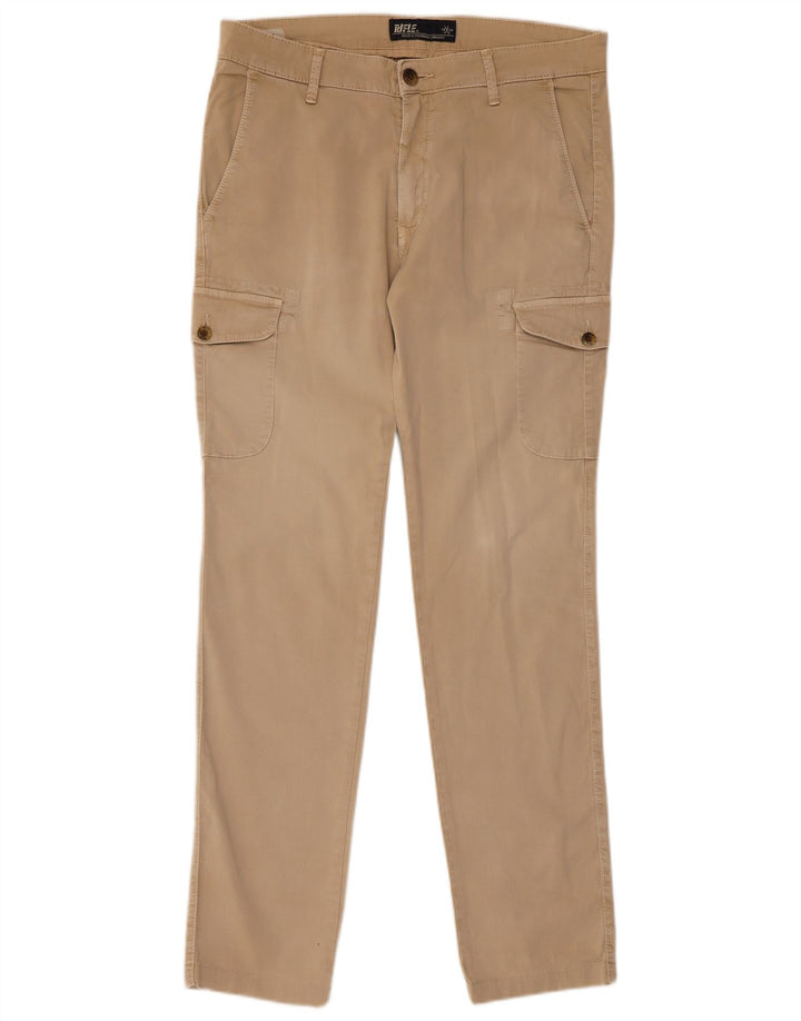 Pantaloni cargo slim da uomo RIFLE W31 L30 Beige