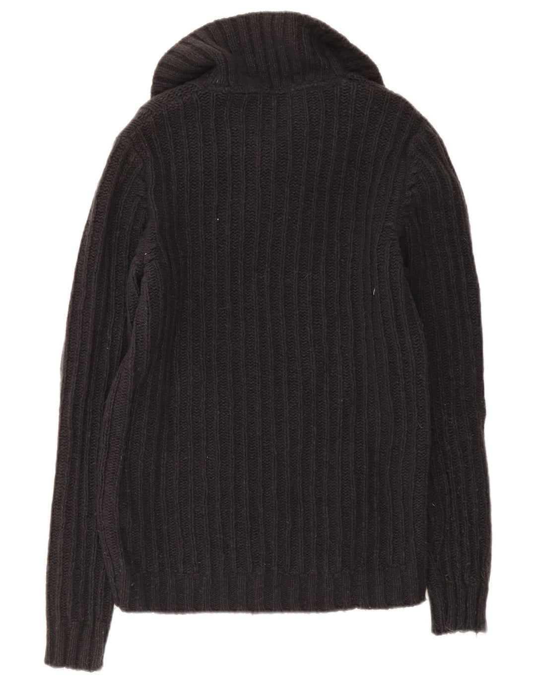 Liu Jo Uomo Maglione con Collo a Bottoni Maglione Medio in Lana Blu Navy