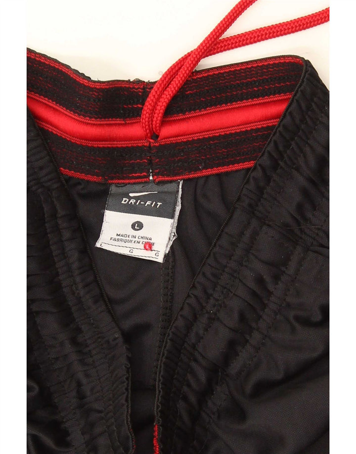 Pantaloncini sportivi Nike Dri Fit Graphic da uomo, grandi, in poliestere a righe nere