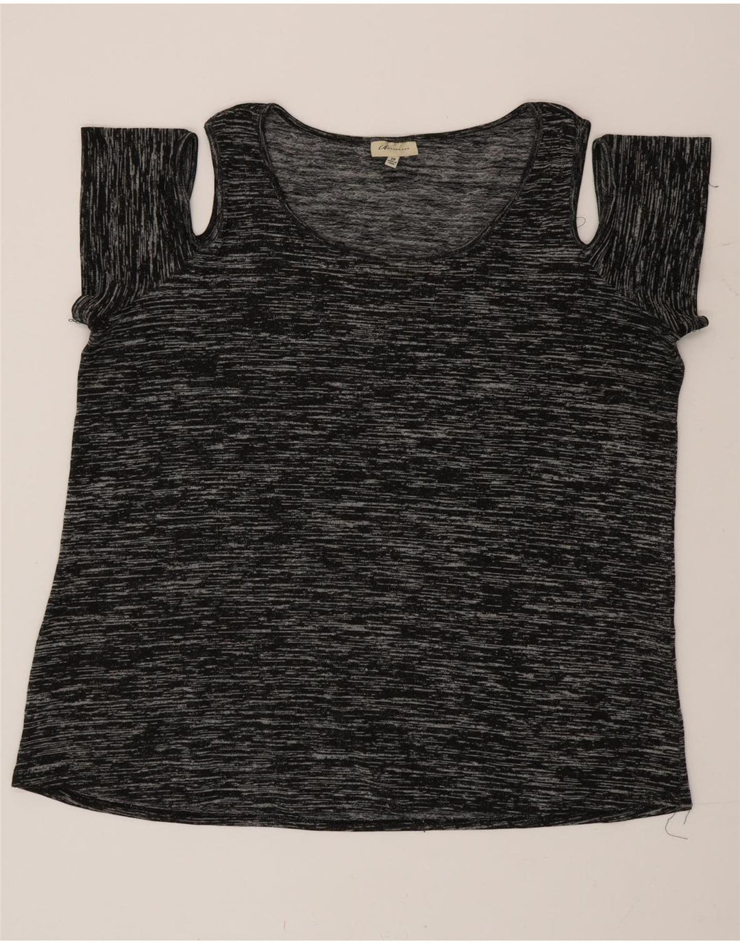 Marks & Spencer Camicetta autografata da donna Top UK 20 2XL Nero screziato