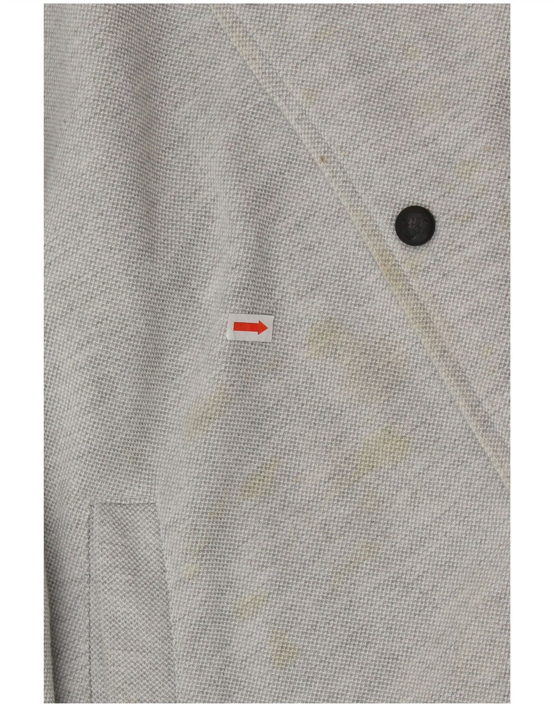 Giacca college da uomo con vestibilità ampia grafica KAPPA piccola grigia color block