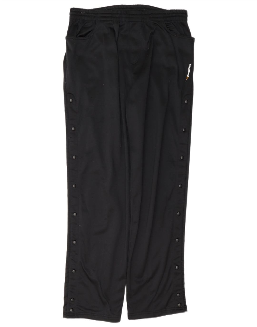 Pantaloni da tuta da uomo Diadora UK 42 Large Nero Poliestere
