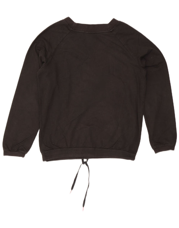 Felpa oversize da donna Puma UK 10 piccola in cotone nero