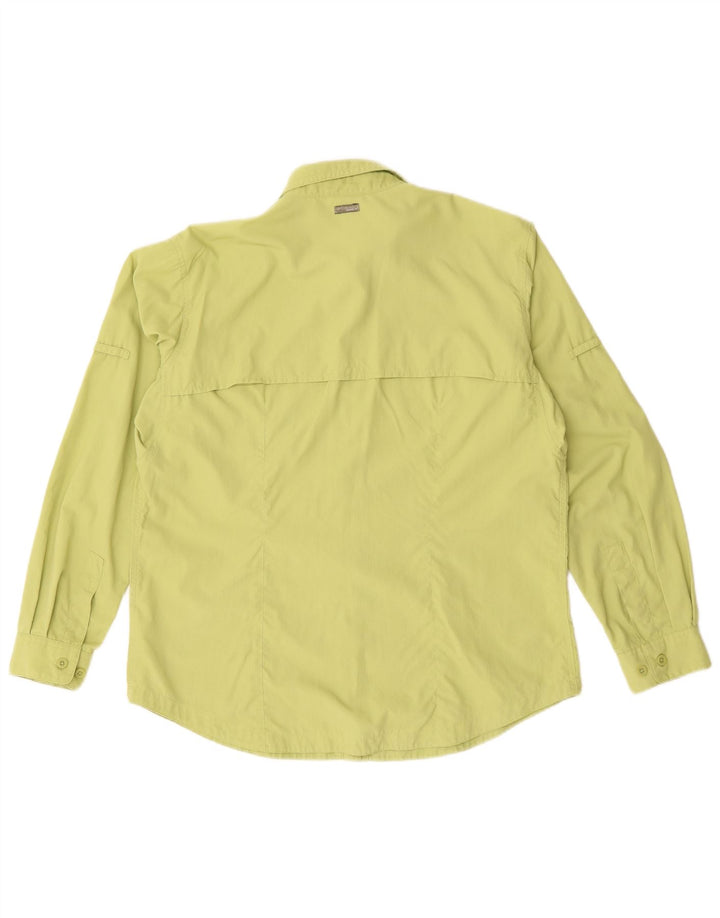 Camicia da donna Columbia UK 16 grande nylon verde