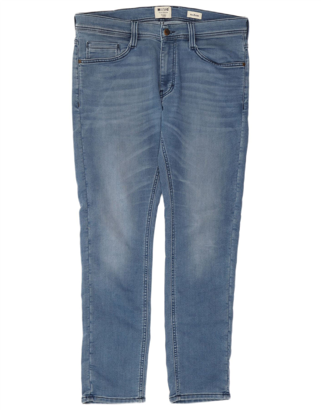 Jeans Mustang affusolati dalla vestibilità rilassata da uomo W36 L30 Blu