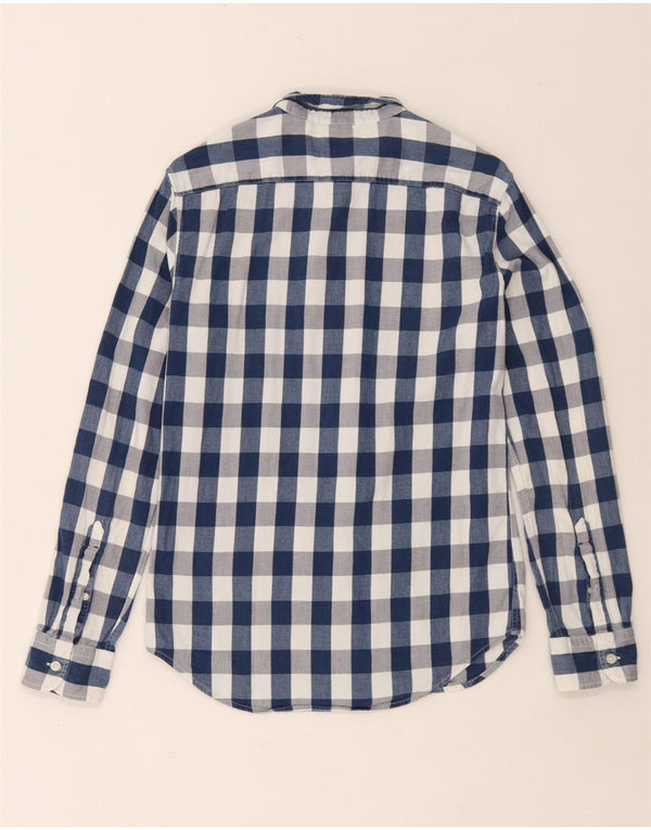 Camicia Levi's da uomo slim fit piccola in cotone a quadretti blu navy