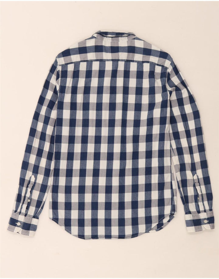 Camicia Levi's da uomo slim fit piccola in cotone a quadretti blu navy