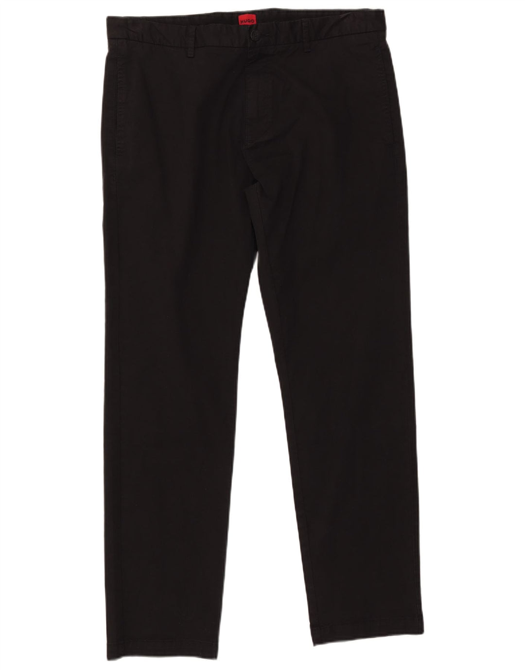 Pantaloni chino dritti da uomo HUGO BOSS W38 L31 neri