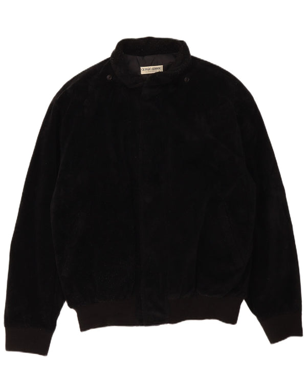 Giubbotto bomber da uomo Giorgio Armani IT 52 grande nero