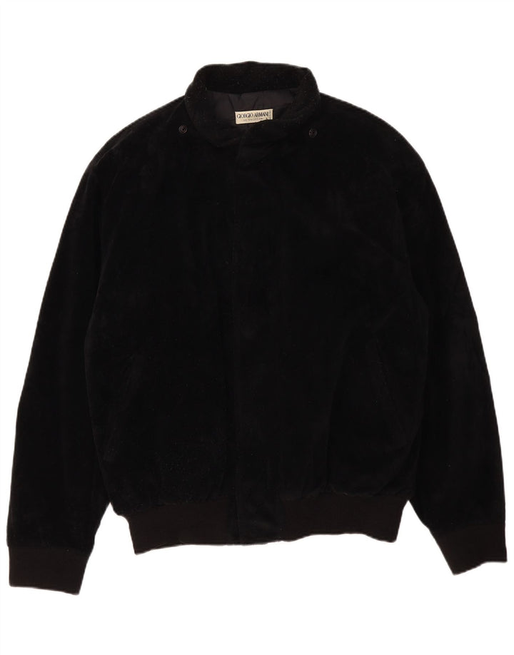 Giubbotto bomber da uomo Giorgio Armani IT 52 grande nero