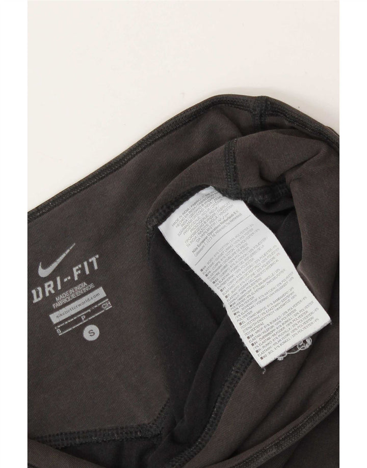 Leggings Nike Dri Fit da donna UK 10 piccolo cotone nero