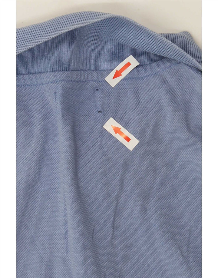 Polo Kappa Uomo Blu Medio in cotone