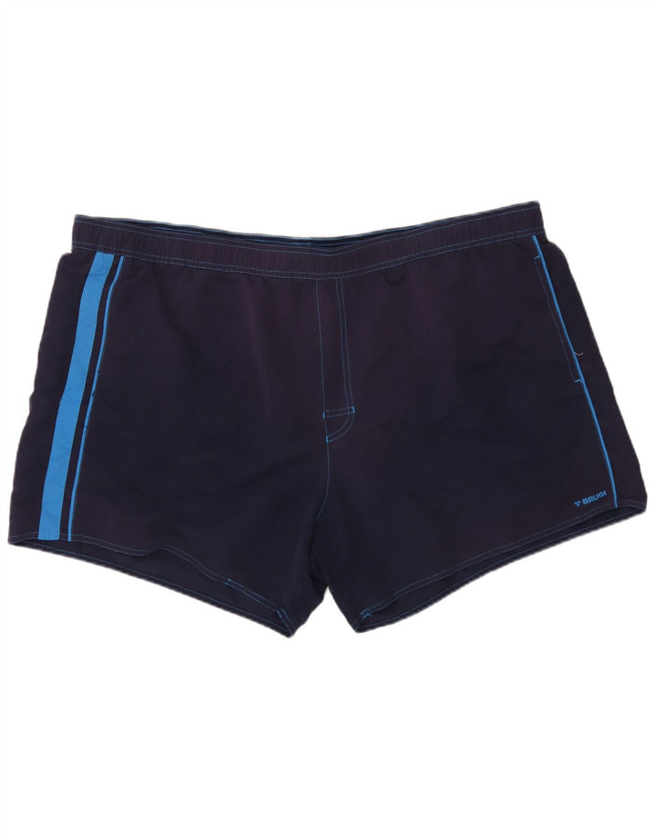 Pantaloncini da bagno da uomo Brugi 4XL Poliestere color block blu navy