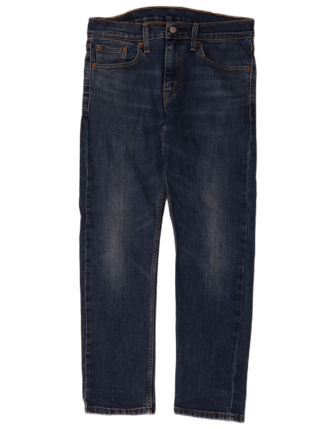 LEVI'S Jeans da uomo 502 affusolati W30 L30 in cotone blu